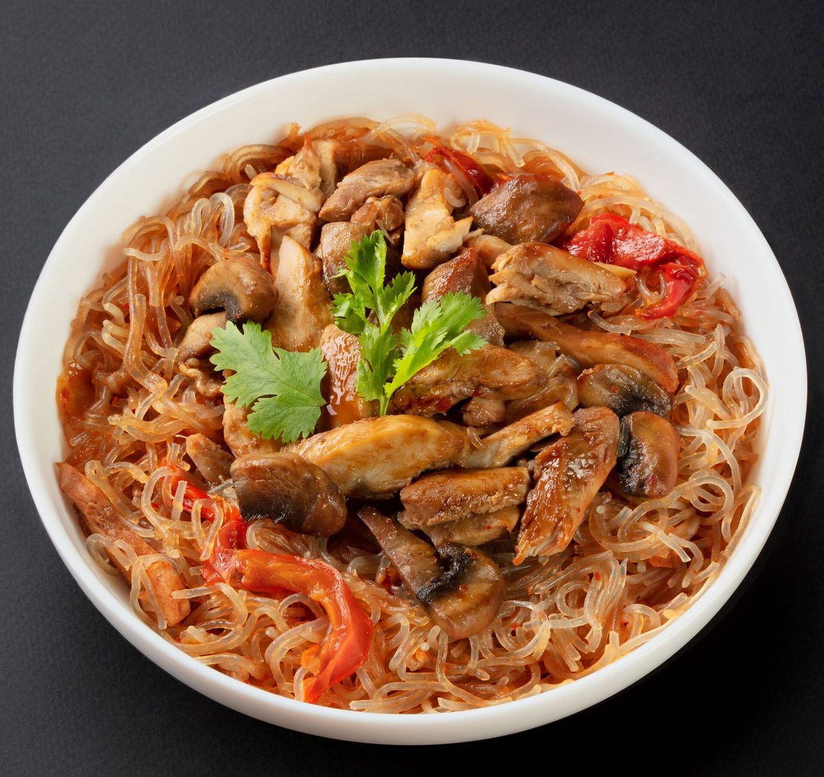 Скляна локшина з куркою (350 грам)